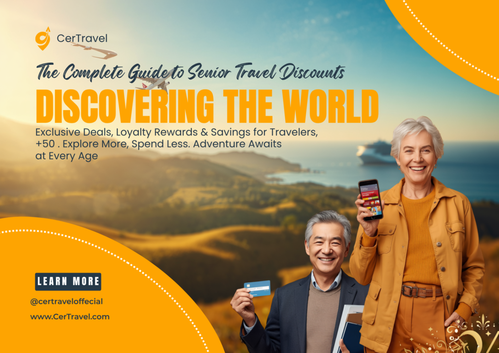 Senior travel discounts guide by Certravel